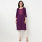 Order Now Women Embroidered Round Neck Straight Fit Ethnic Wear Kurta by Style Union