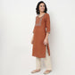 Order Now Women Embroidered Round Neck Straight Fit Ethnic Wear Kurta by Style Union