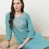 Embroidered Yoke Long Kurta