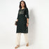 Embroidered Yoke Long Kurta