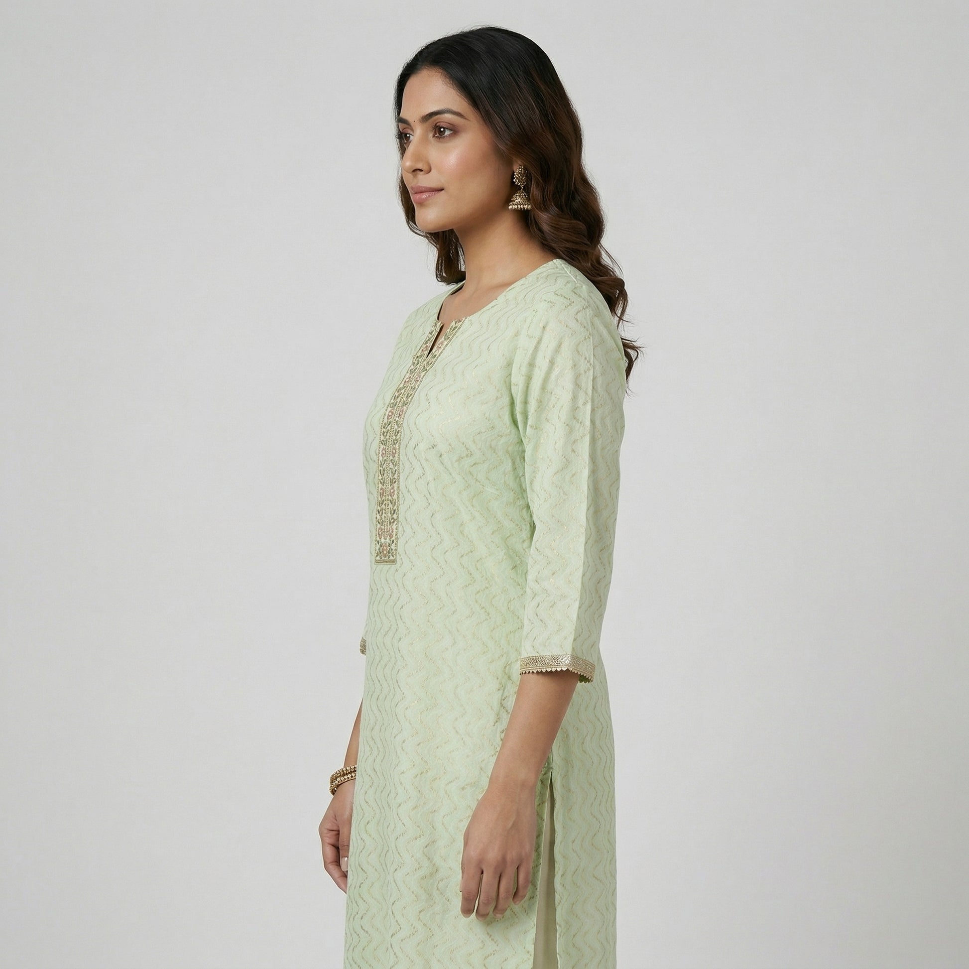 Embroidered Straight Kurta