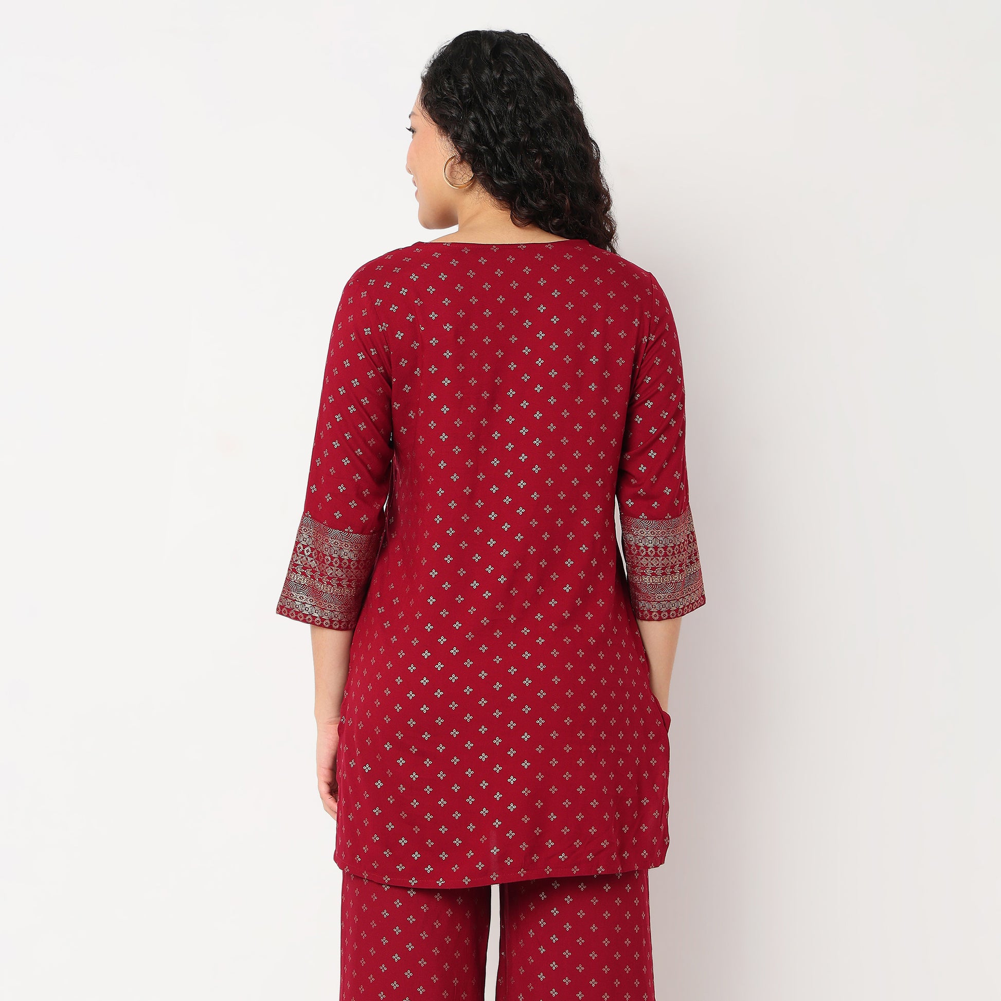 Printed Above Knee Kurta