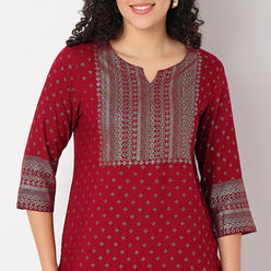 Printed Above Knee Kurta