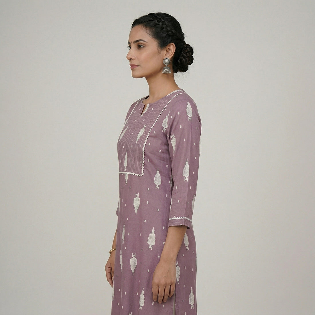Printed Straight Long Kurta