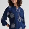 Cotton Printed Three-Fourth Sleeve Kurta
