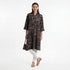 Half Placket Printed Long Kurta