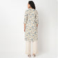 V Neck With Lace Detailing Long Kurta