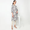 V Neck With Lace Detailing Long Kurta