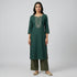 Cotton Embroidered Long Kurta