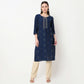 Embroidered Yoke Long Kurta