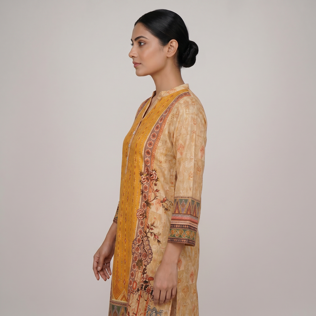 Placement Printed Kurta