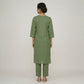 Cotton Embroidered V-Neck Kurta