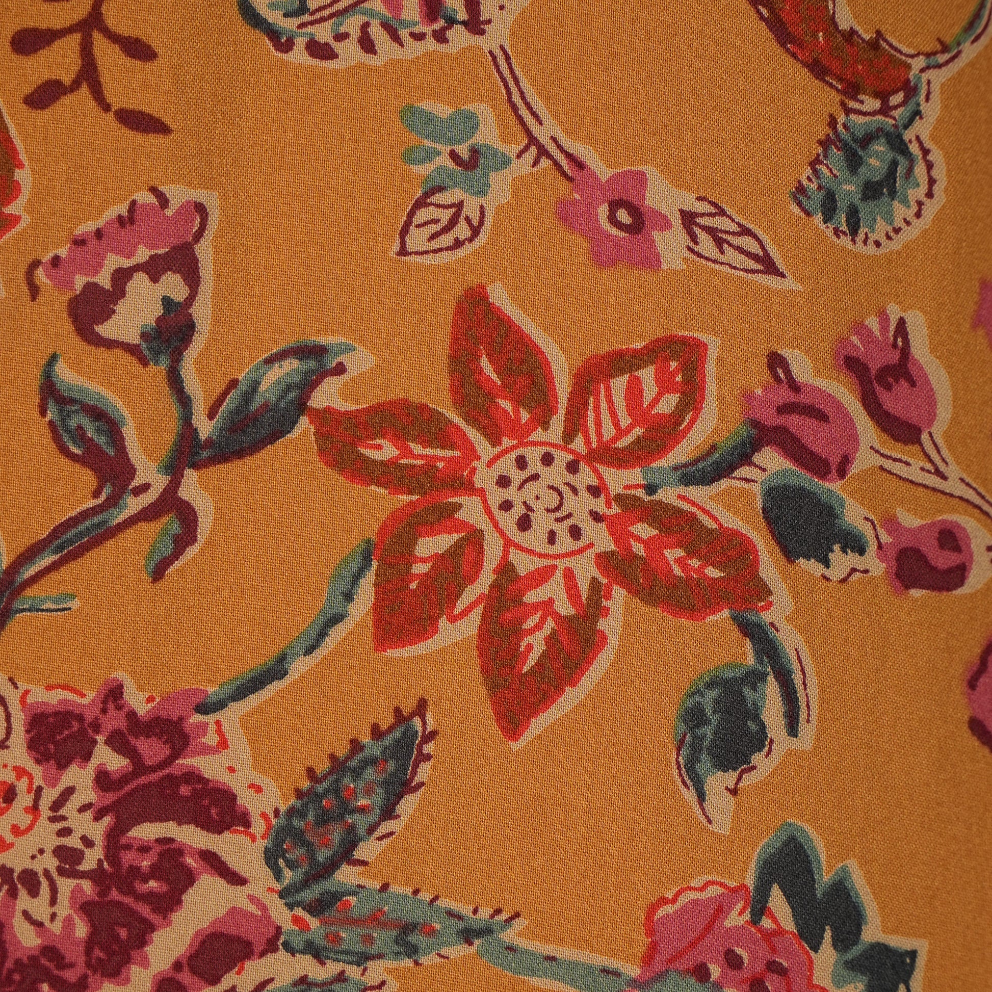 Printed V-Neck Centre Panel Long Kurta