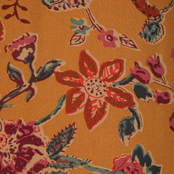 Printed V-Neck Centre Panel Long Kurta