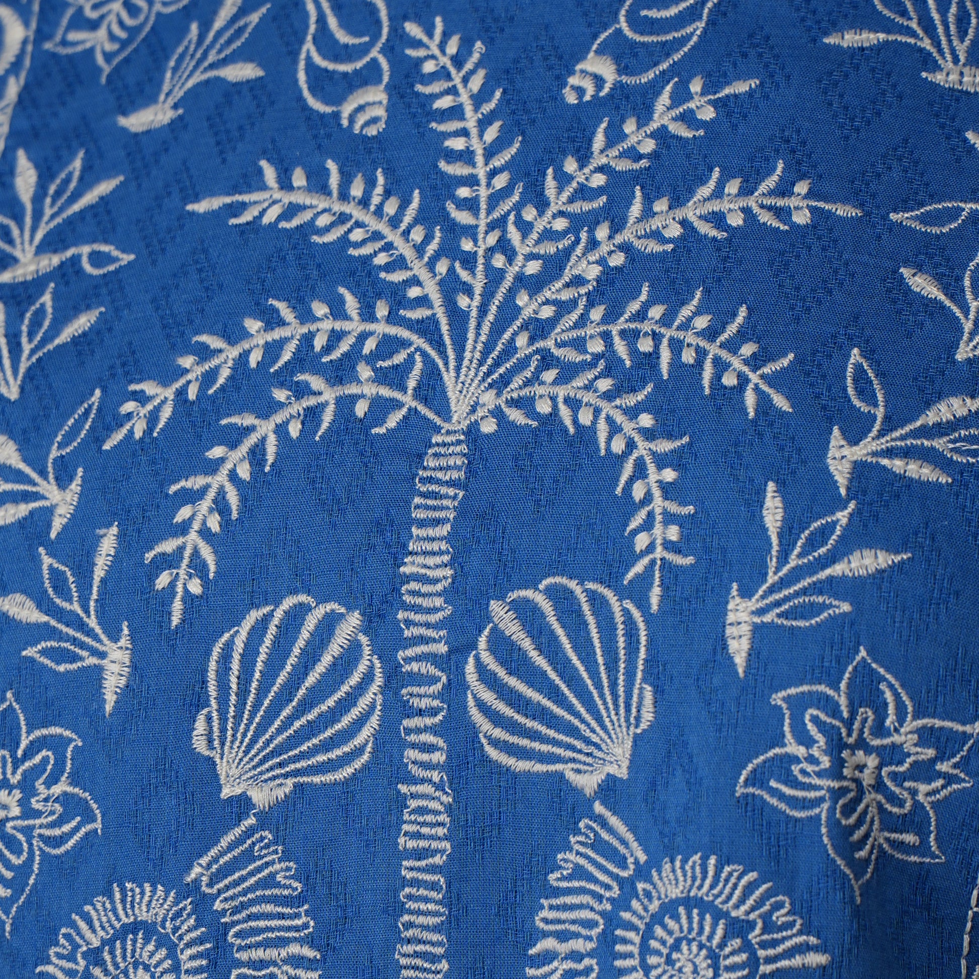 Cotton Embroidered Straight Kurta