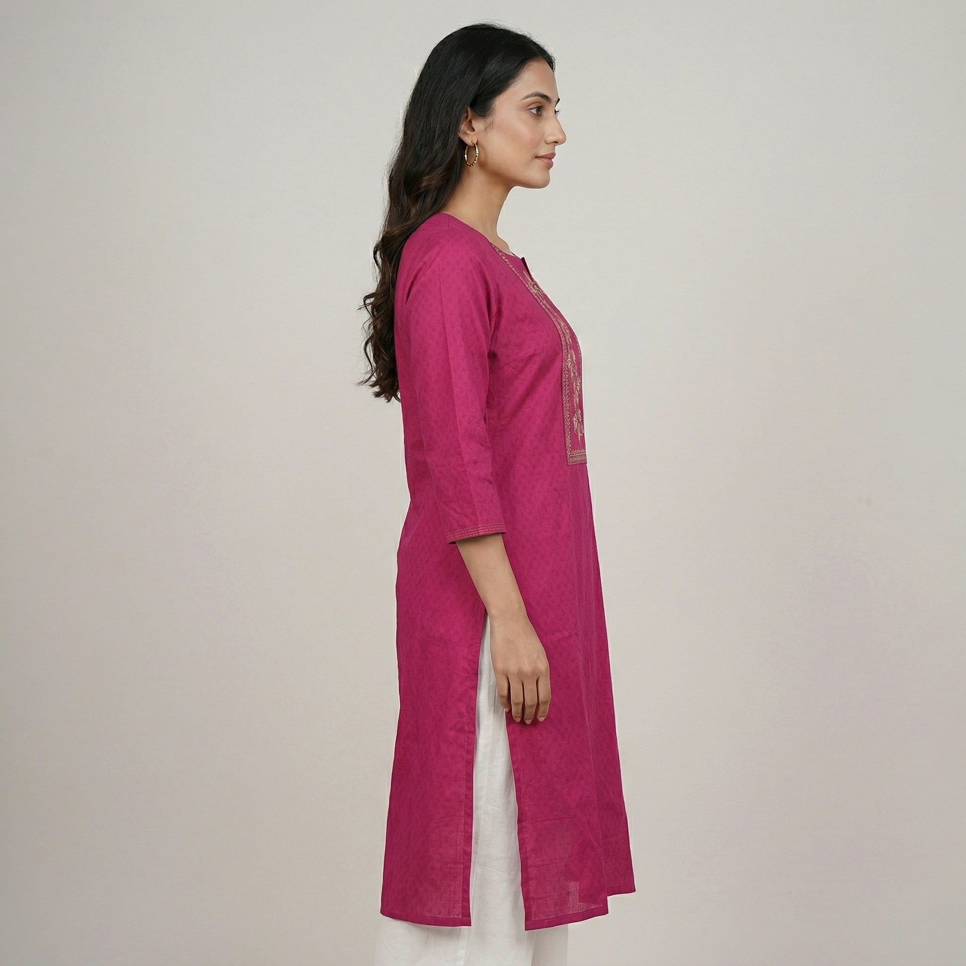 Printed Straight Short Kurta