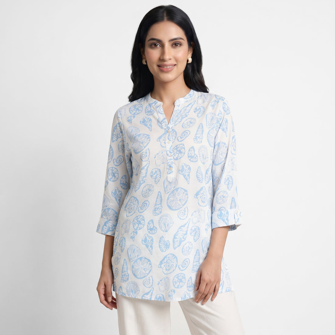Printed Short Kurta