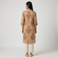 Cotton Printed Half Placket Long Kurta