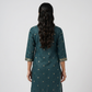 Cotton V-Neck Straight Kurta