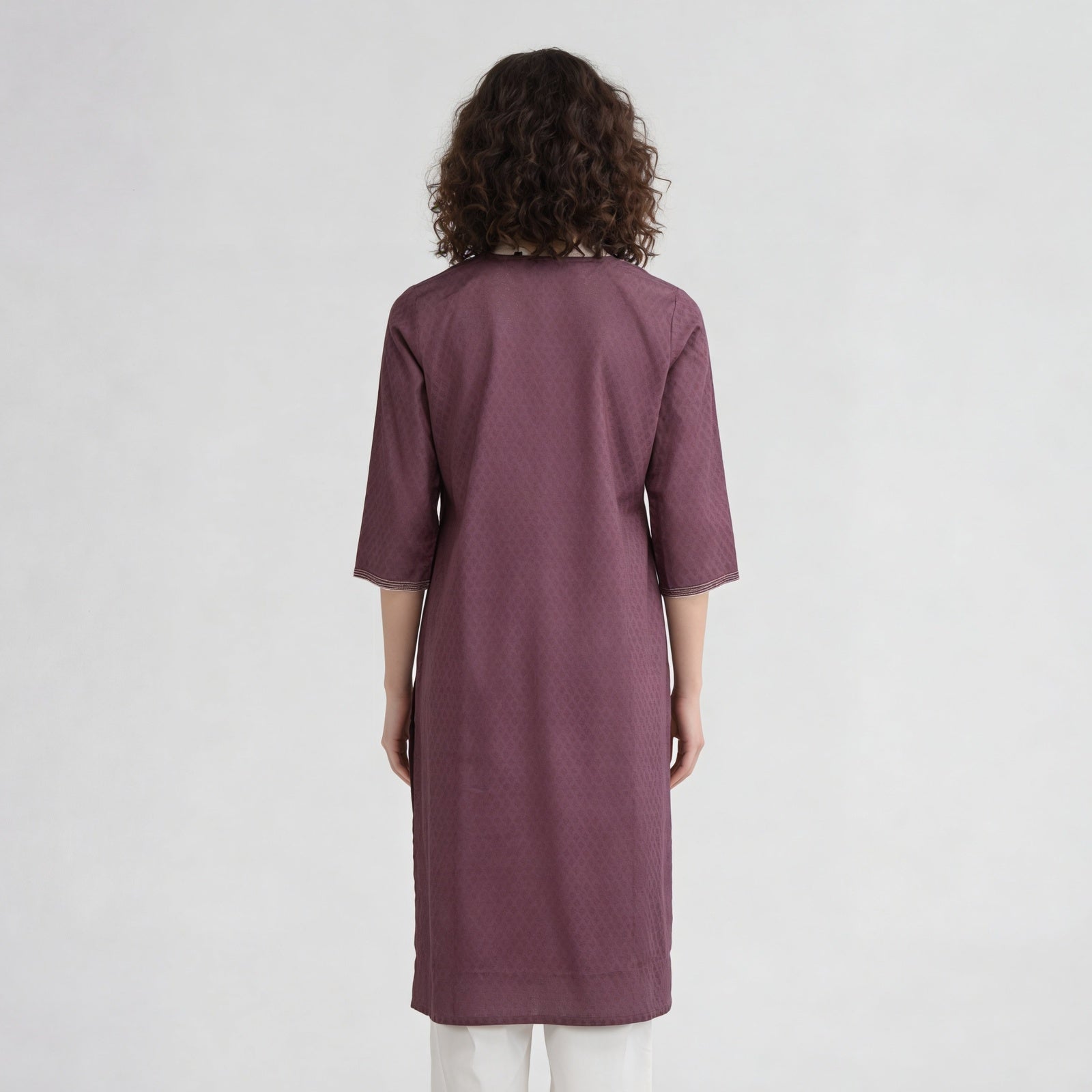 Centre Panel Embroidered Kurta