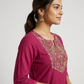 Cotton Embroidered Long Kurta
