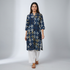 Cotton Printed Half Placket Kurta