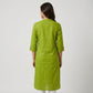 Printed V Notch With Half Placket Kurta