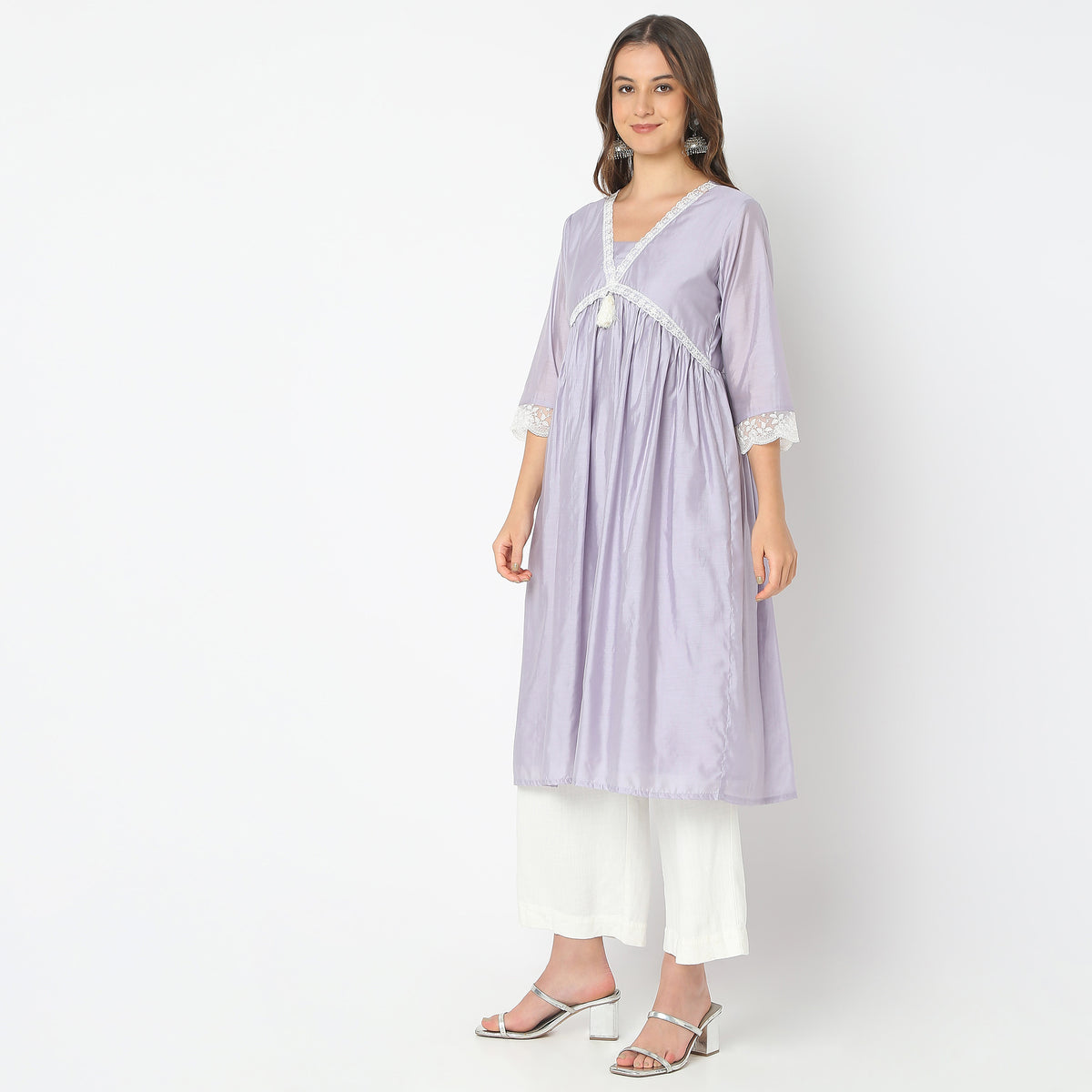 Straight Fit Solid Kurta