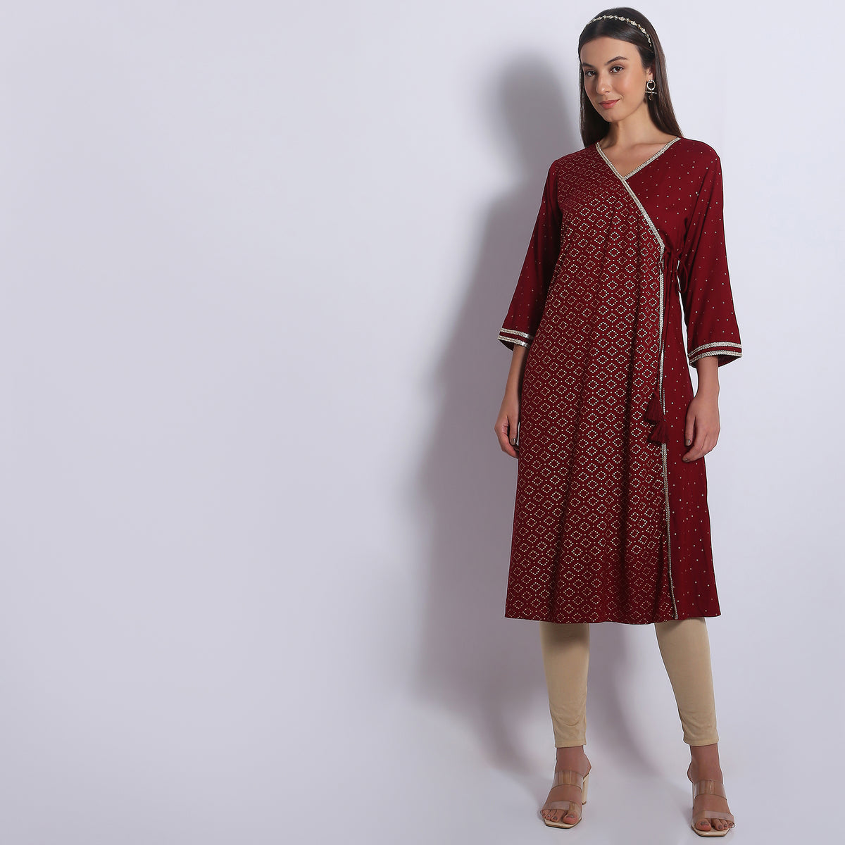 Flare Fit Printed Kurta