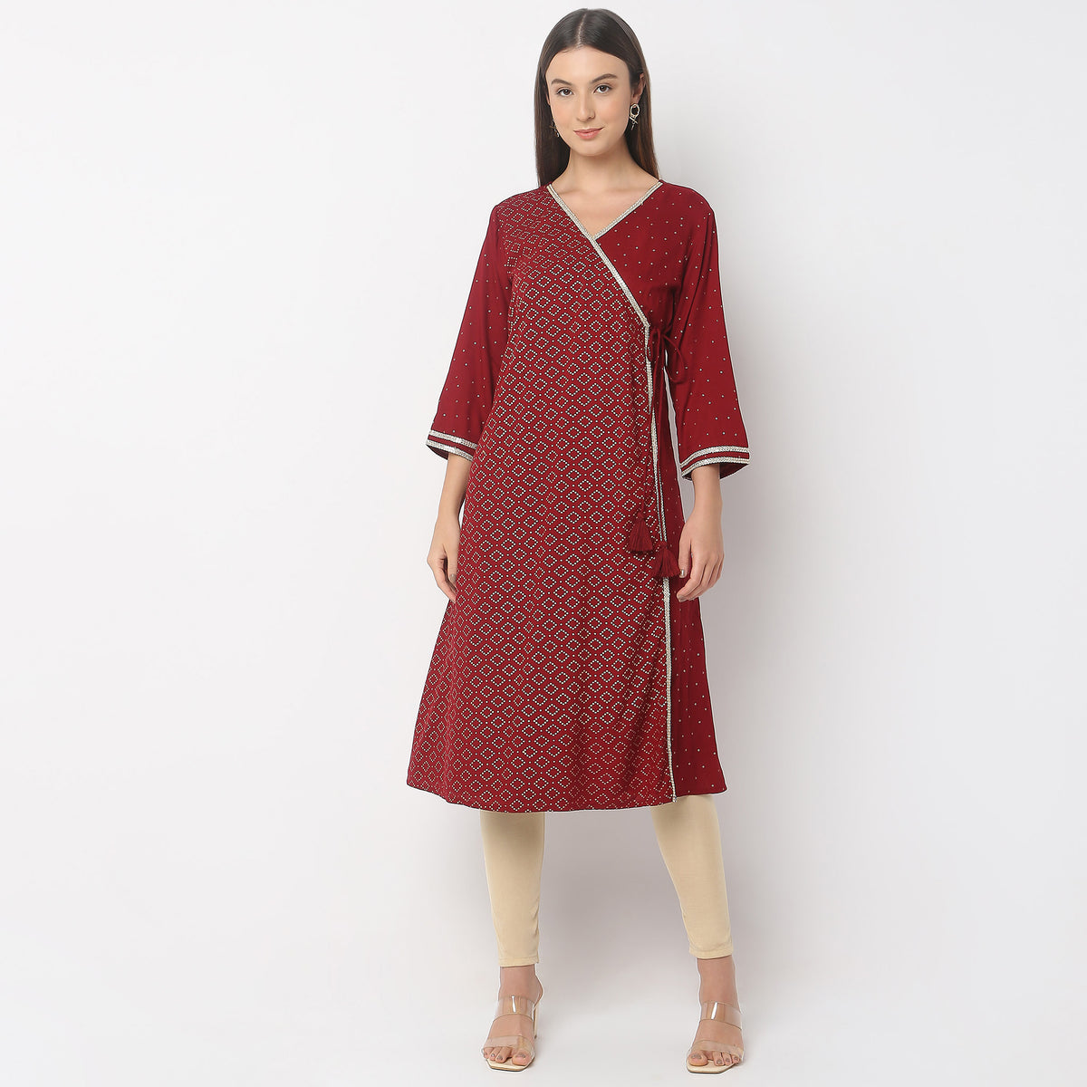 Flare Fit Printed Kurta