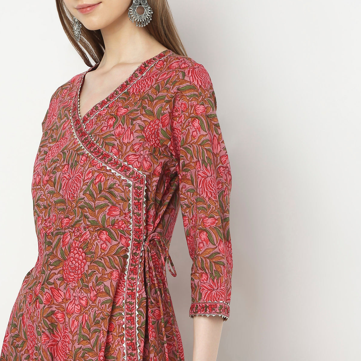 Flare Fit Printed Kurta