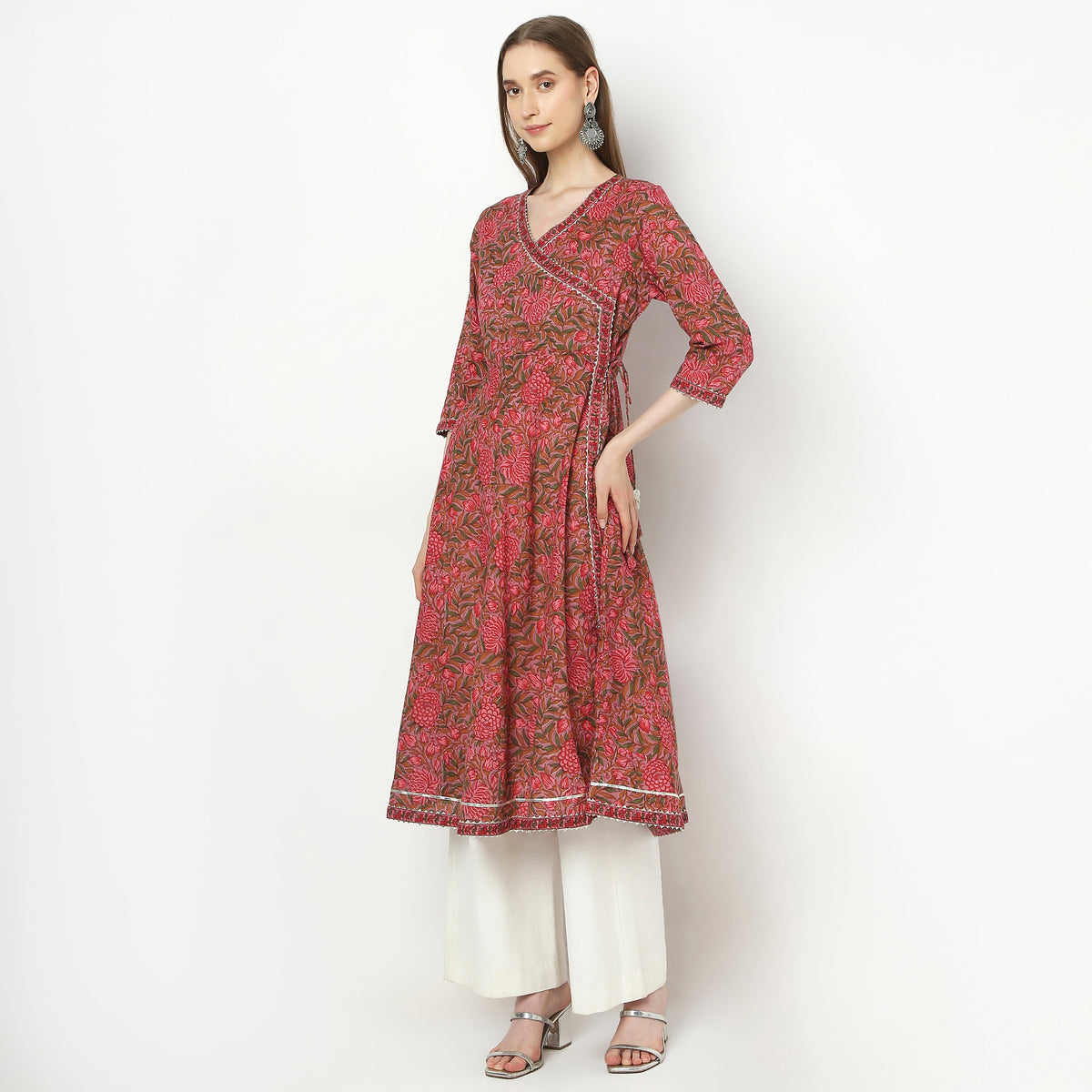 Flare Fit Printed Kurta