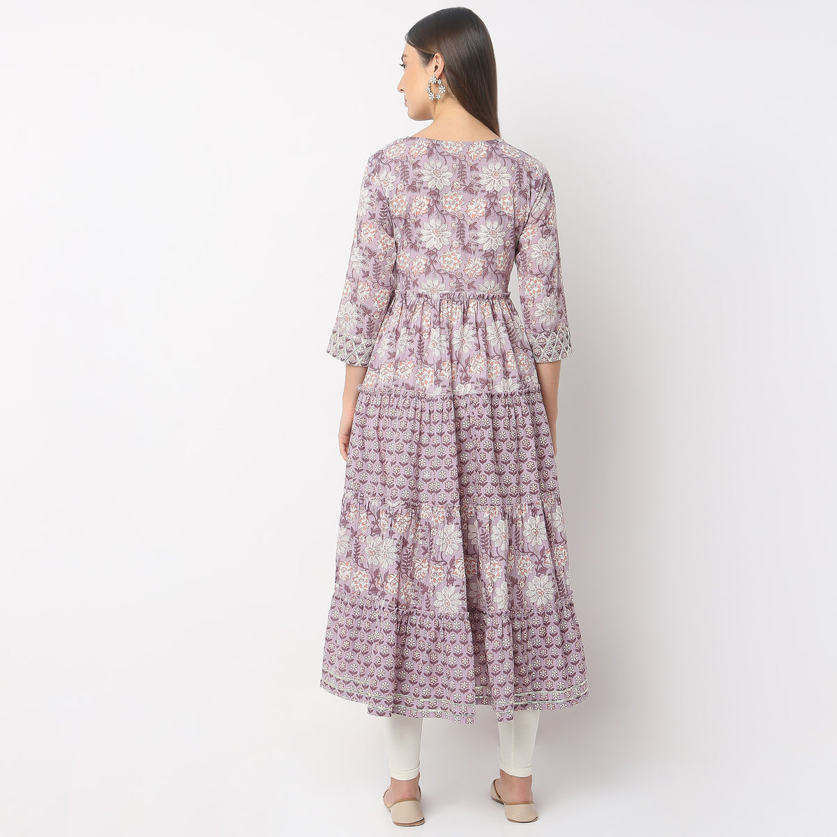 Flare Fit Printed Kurta