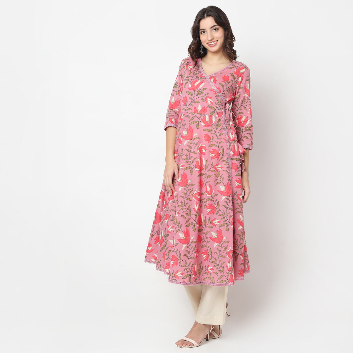 Flare Fit Printed Kurta