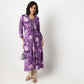 Buy Women Flare Fit Printed Three-Fourth Sleeve Kurta  - Style Union