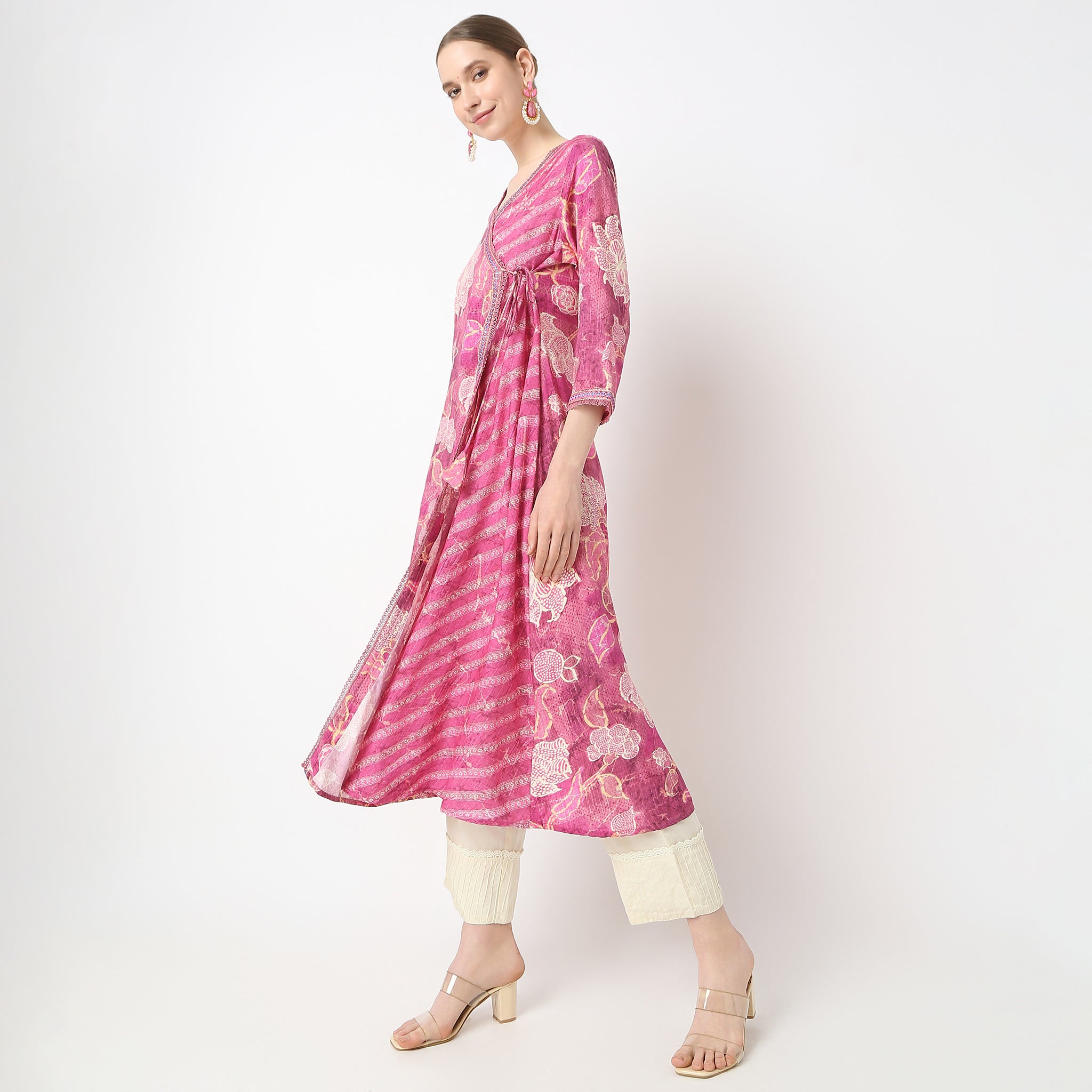 Flare Fit Printed Kurta