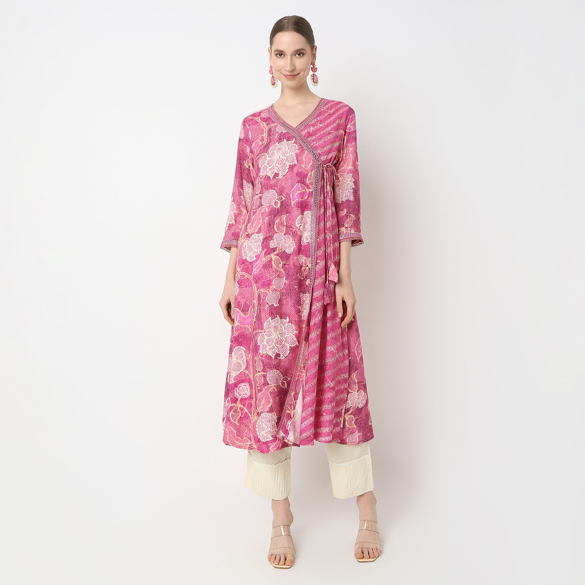 Flare Fit Printed Kurta