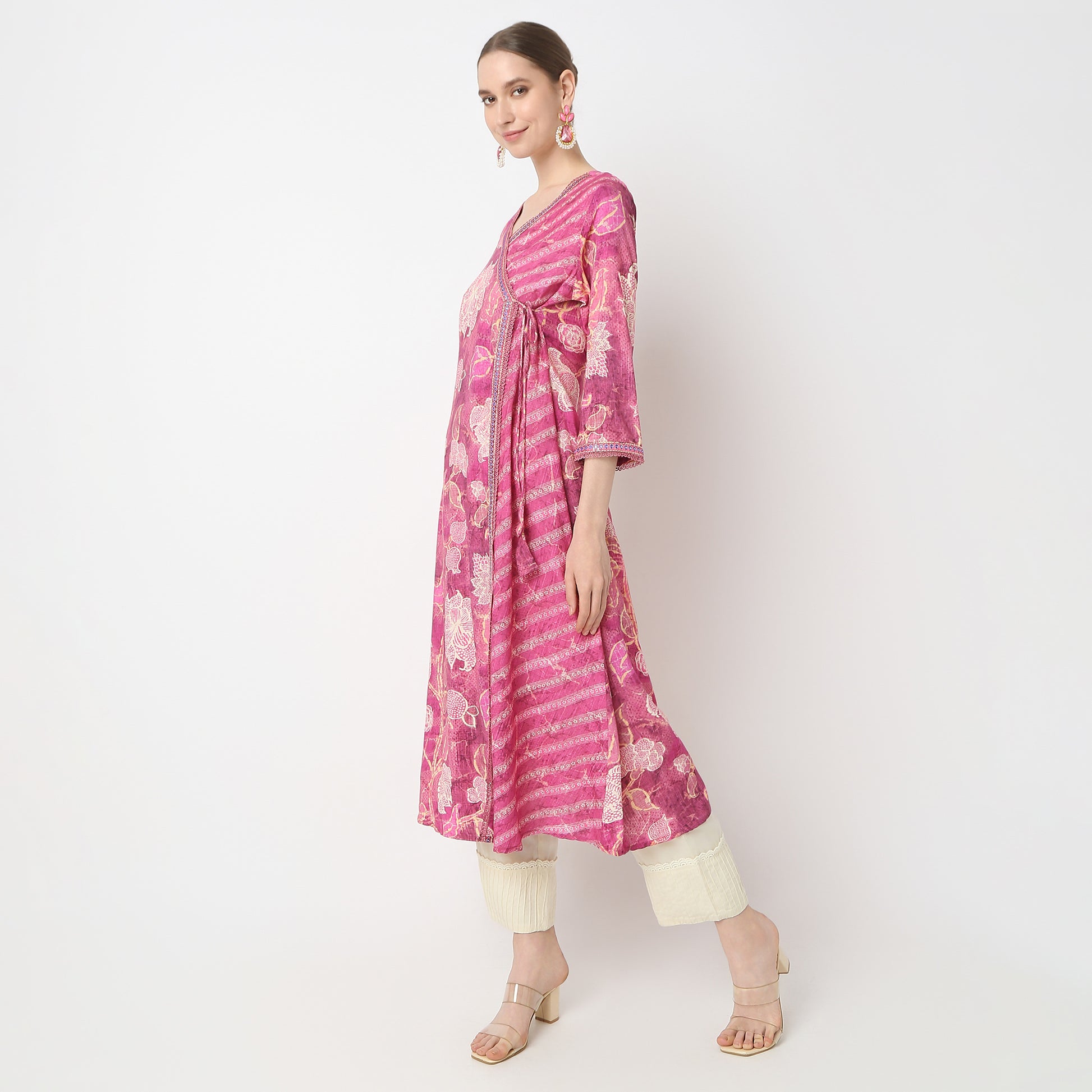 Flare Fit Printed Kurta