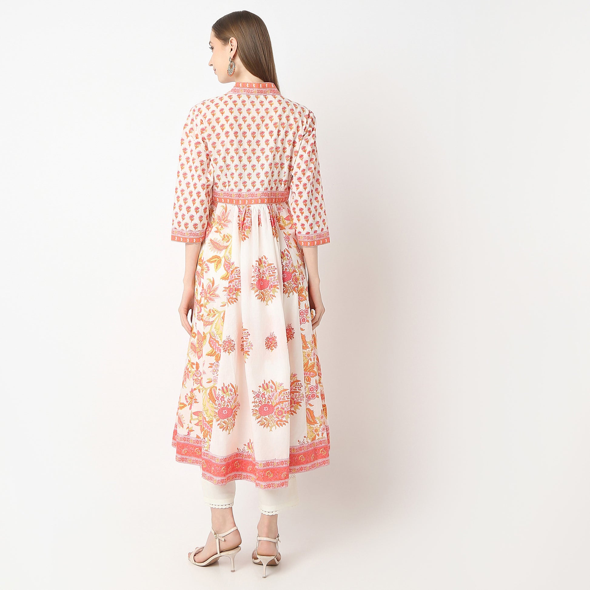 Flare Fit Printed Kurta