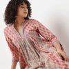 Flare Fit Printed V-Neck Kurta