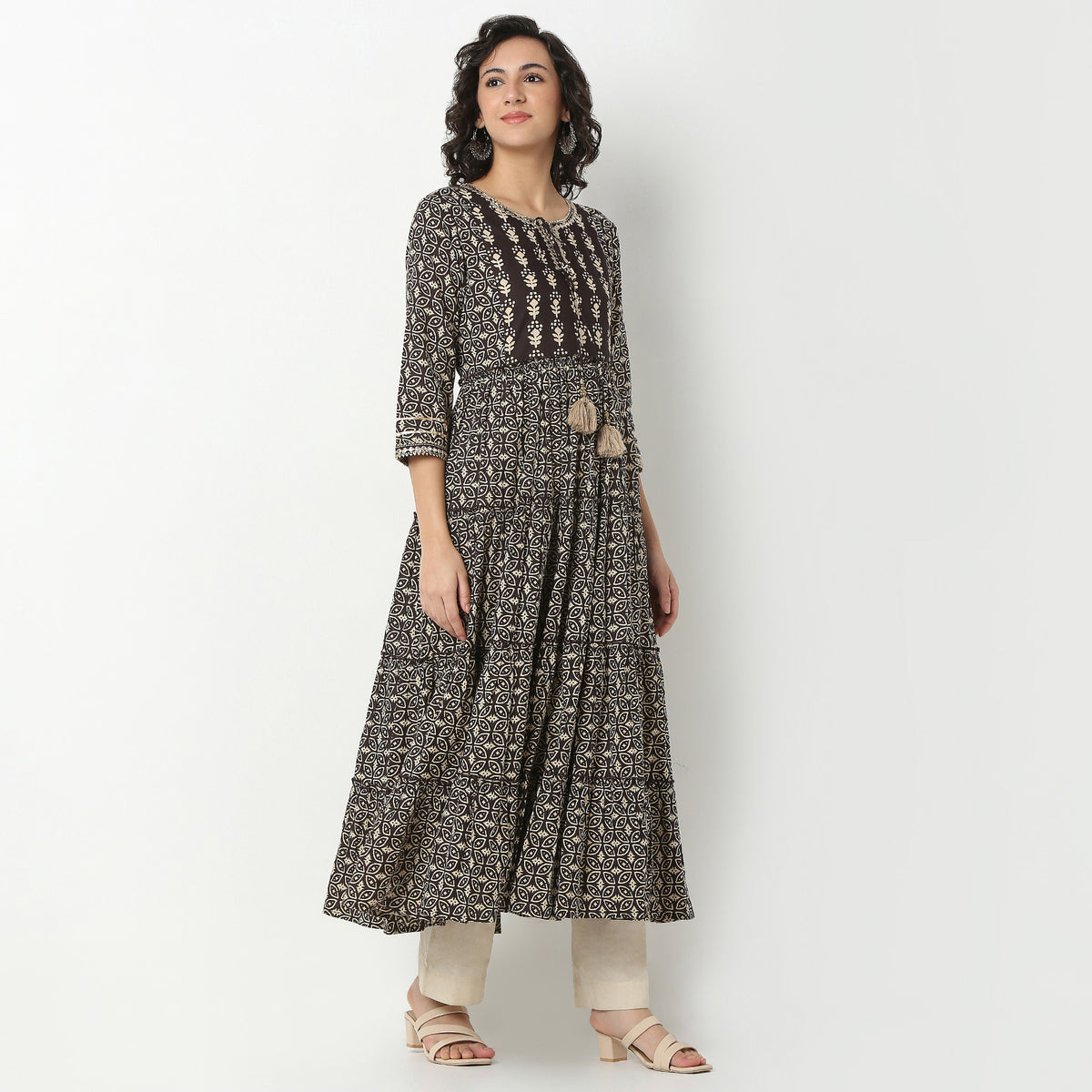Printed Cotton Fabric Kurta