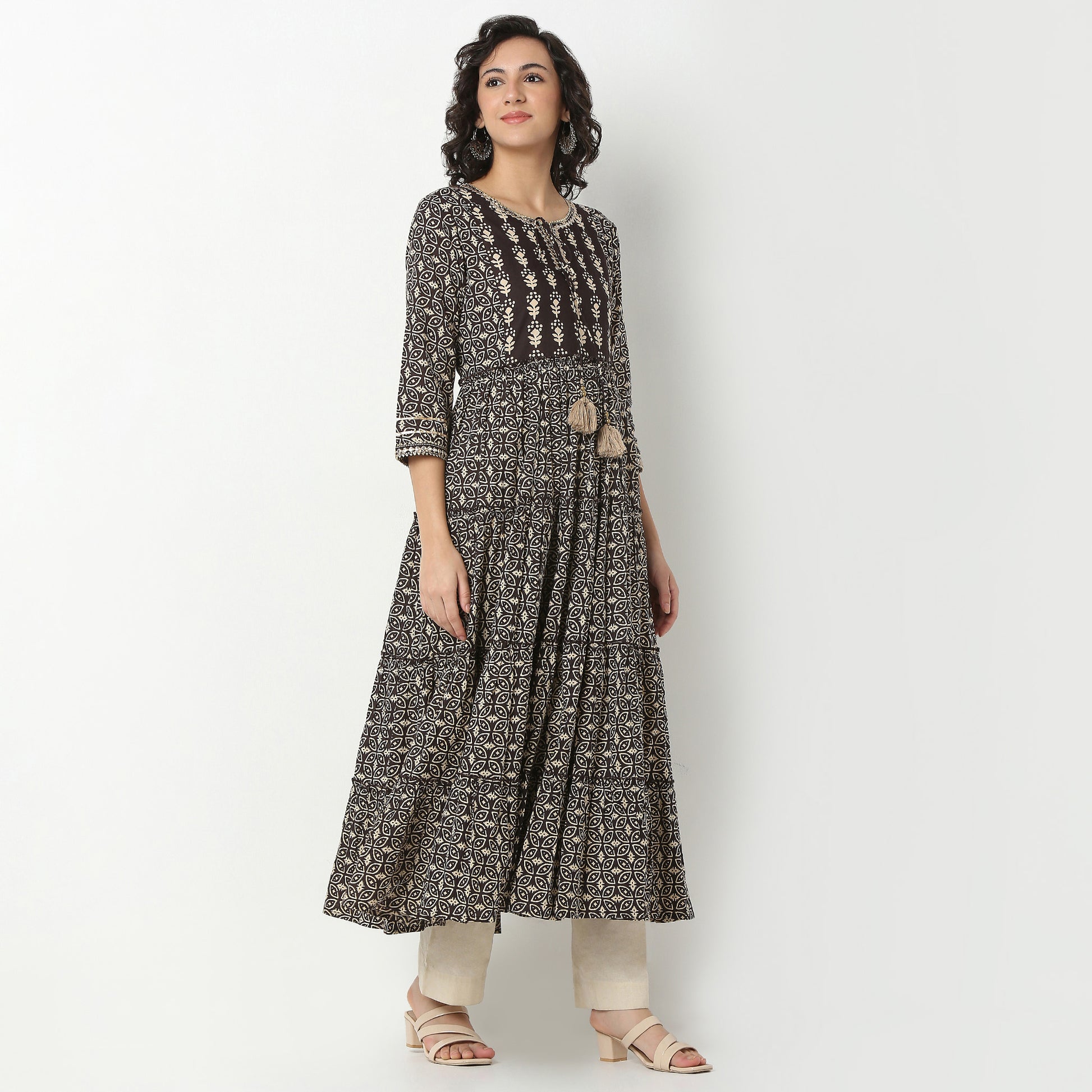 Printed Cotton Fabric Kurta
