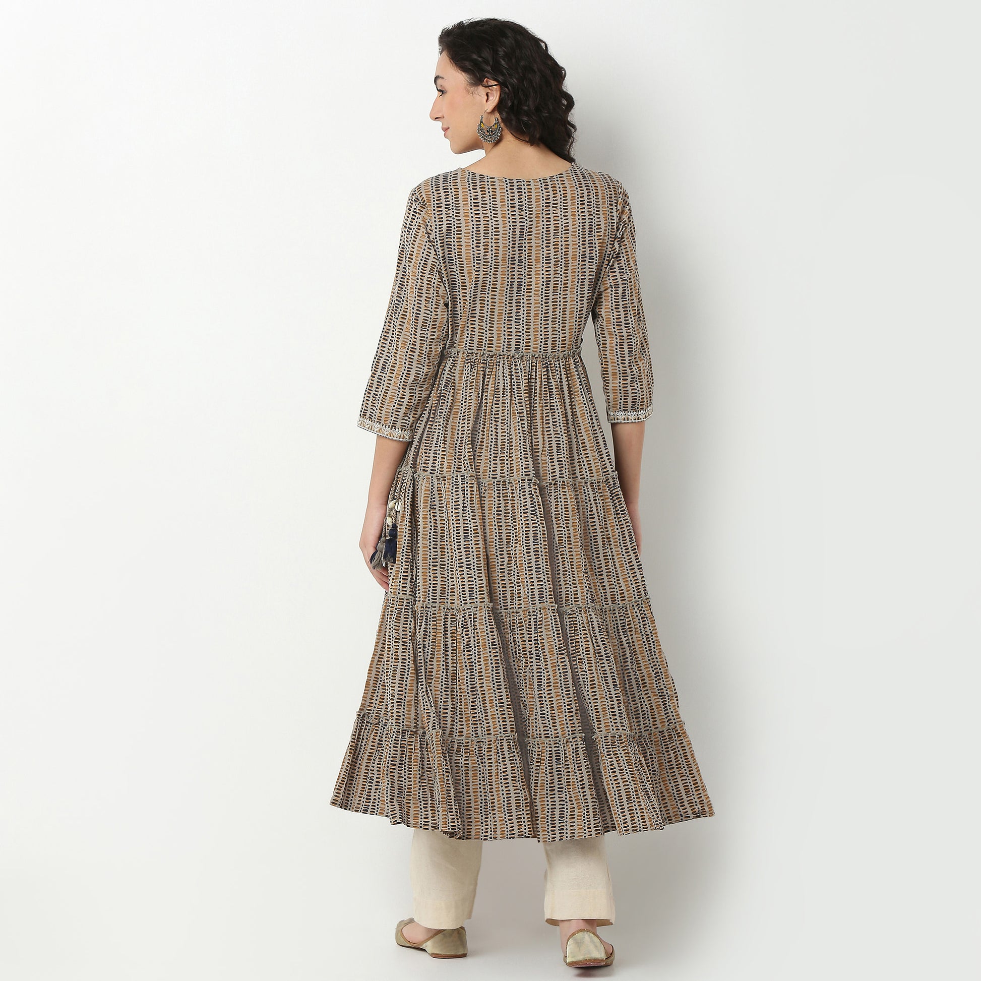 Embroidered Cotton Fabric Kurta