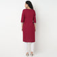 Embroidered Straight Kurta