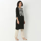 Embroidered Rayon Kurta, Knee Length