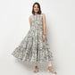 Cotton Printed Tired Kurta
