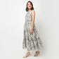 Cotton Printed Tired Kurta