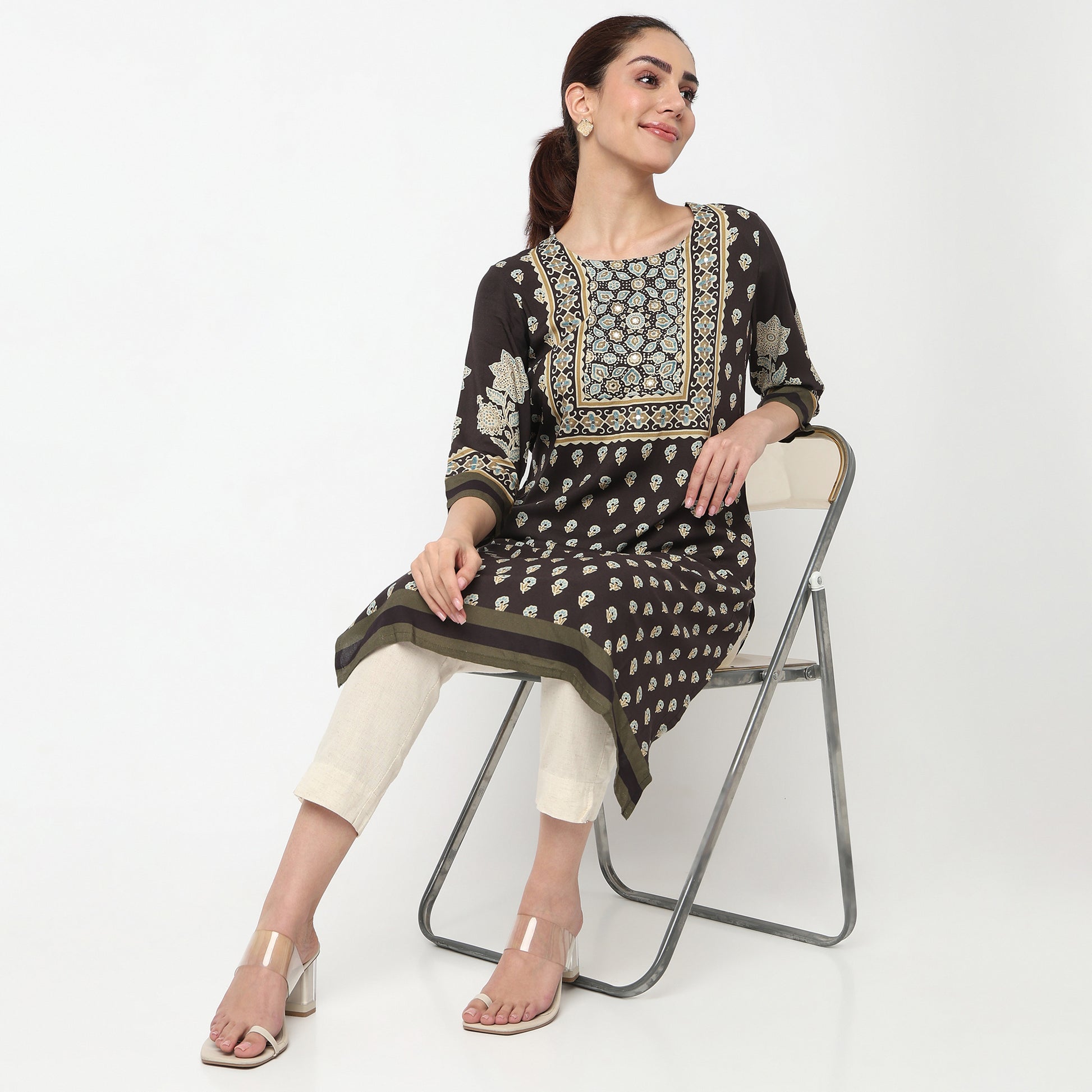 Printed Straight Kurta