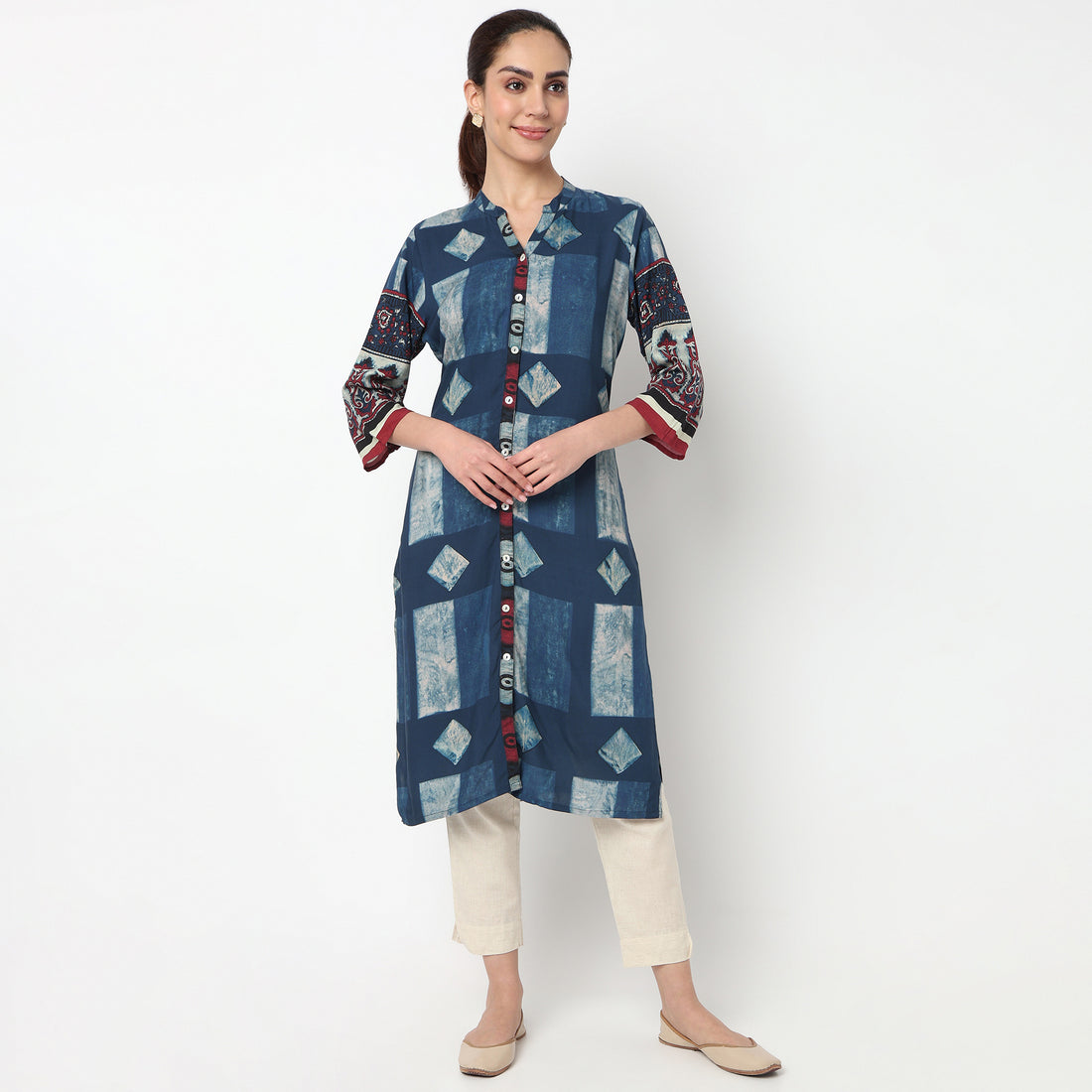 Printed Straight Kurta
