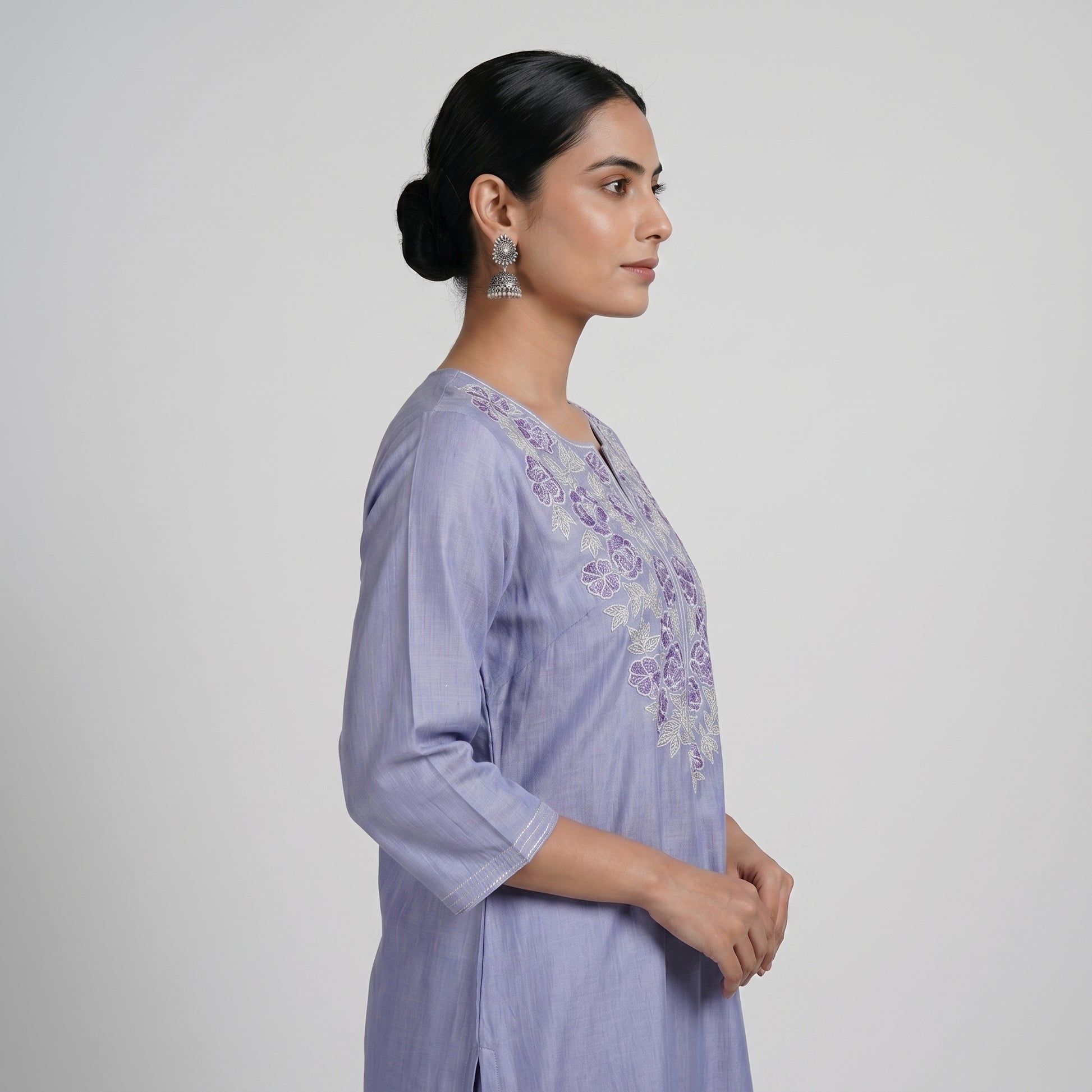 Embroidered Straight Kurta
